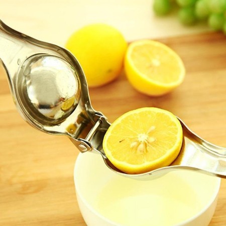 Spremiagrumi manuale spremi lime limone agrumi pressione acciaio inox succo 2pz