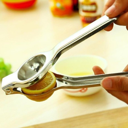 Spremiagrumi manuale spremi lime limone agrumi pressione acciaio inox succo 2pz
