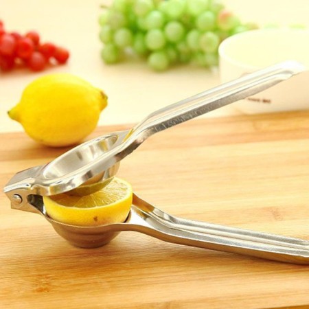 Spremiagrumi manuale spremi lime limone agrumi pressione acciaio inox succo 2pz