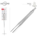2x Pinza da cucina in acciaio per alimenti multiuso carne pesce fritture da 32cm