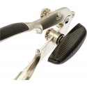 Apriscatole manuale in acciaio inox impugnatura antiscivolo leva capsule latta 