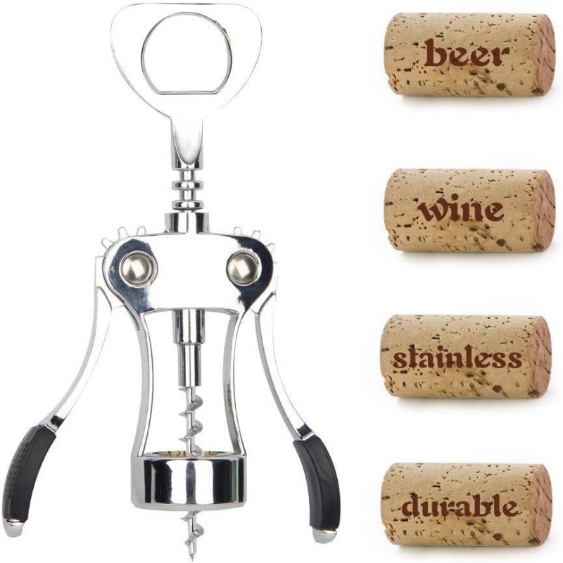 WeHome Cavatappi a leva Apri bottiglie Tappi vino birra sughero cuc...