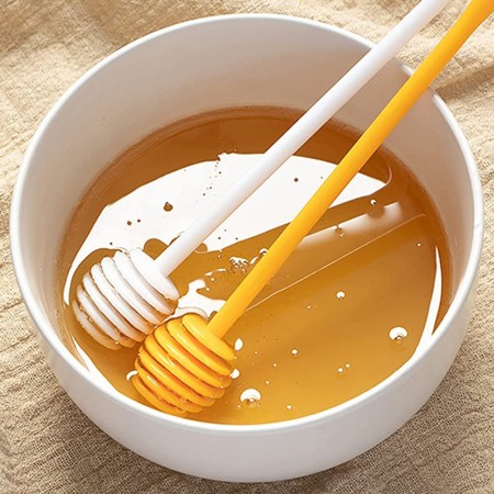 Cucchiaino Dosamiele In Legno - Spargimiele Per Vasi Di Miele, Bastoncino Honey Dipper 15,5 Cm