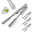Pinza a molla per ghiaccio cocktail limone arancia bar ristorante 4 pz 19,5 cm