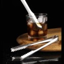 Pinza a molla per ghiaccio cocktail limone arancia bar ristorante 4 pz 19,5 cm