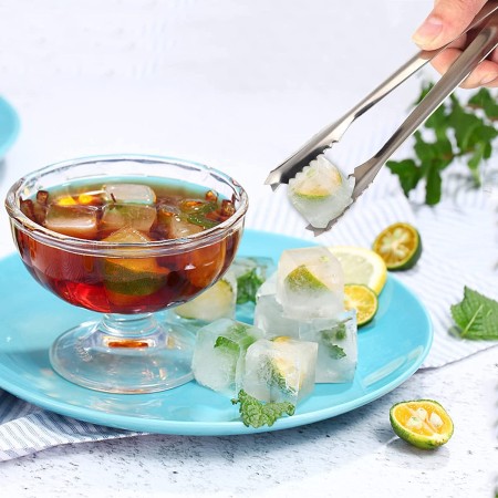 Pinza a molla per ghiaccio cocktail limone arancia bar ristorante 4 pz 19,5 cm