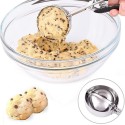 2x Cucchiaio Dosatore Per Gelato A Molla Palle Servire Cucina 4/5/6 cm acciaio