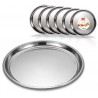 WeHome 6x Vassoio Piatto In Acciaio Inox Portata Cucina rotondo da ...
