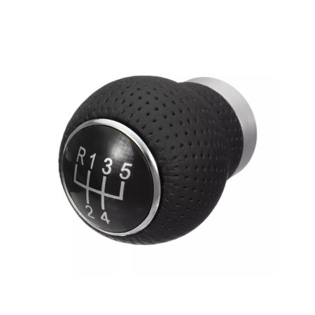 Pomello cambio auto universale adattatori 6 5 marce base in metallo eco pelle