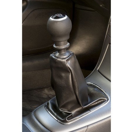 Pomello cambio auto universale adattatori 6 5 marce base in metallo eco pelle