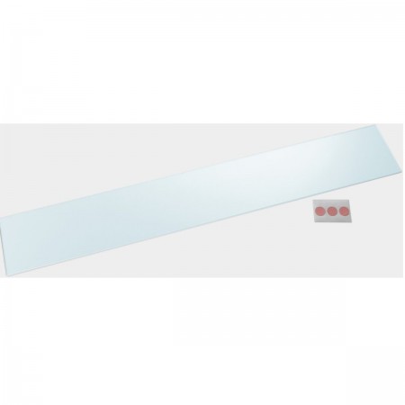 3 Battisedia batti sedia trasparente salva proteggi muro parete 12x80cm antiurto
