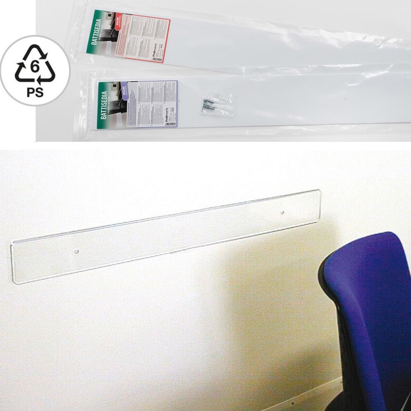 Polimark 3 Battisedia batti sedia trasparente salva proteggi muro p...