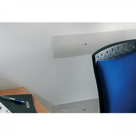 3 Battisedia batti sedia trasparente salva proteggi muro parete 12x80cm con viti