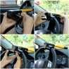 Hongu Antifurto blocca volante bloccasterzo sicurezza per auto 2 ch...