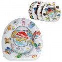 Riduttore per WC in morbido PVC x bambini sedile copri water fantasie assortite