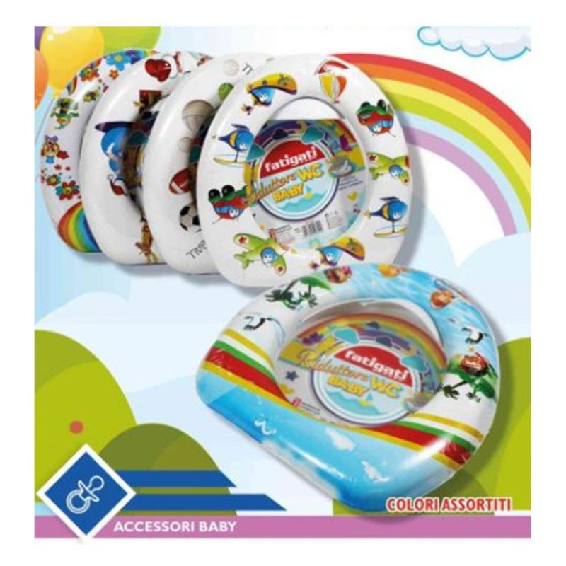 Riduttore per WC in morbido PVC x bambini sedile copri water fantas...