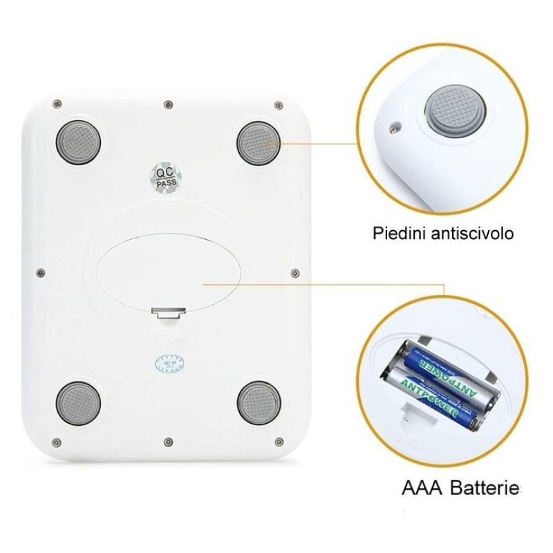 Aorlis Bilancia da cucina digitale LCD acciaio inox alimenti tara 1...