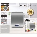 Bilancia da cucina digitale LCD acciaio inox alimenti tara 1g - 5Kg elettronica