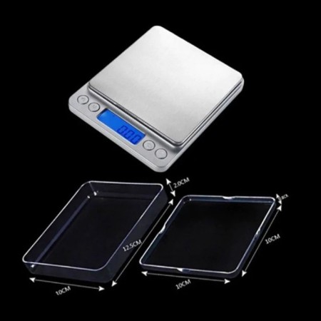 Bilancia elettronica bilancino di precisione digitale 0.1g-500g LCD cucina pesa