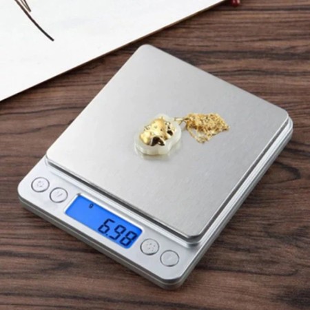Bilancia elettronica bilancino di precisione digitale 0.1g-500g LCD cucina pesa
