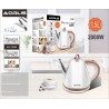 Aorlis Bollitore elettrico in acciaio 1,5L acqua 2000W scalda bevan...