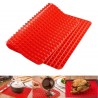 Tappetino in silicone cucina riduci grassi cottura forno piramidi antiaderente