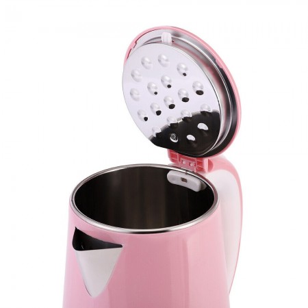 Bollitore elettrico in acciaio scalda bevande 2,3L acqua 2000W per tisane tè