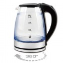Bollitore elettrico vetro 2000W 2L scalda bevande acqua per tisane te' infusi