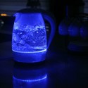 Bollitore elettrico vetro 2000W 2L scalda bevande acqua per tisane te' infusi