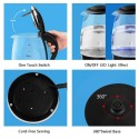 Bollitore elettrico vetro 2000W 2L scalda bevande acqua per tisane te' infusi