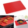 Tappetino in silicone cucina riduci grassi cottura forno piramidi antiaderente