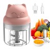 Aorlis Frullatore Elettrico 23W Macinatore Frutta Verdura Gatto Tri...