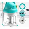 Aorlis Frullatore Elettrico 23W Macinatore Frutta Verdura Gatto Tri...