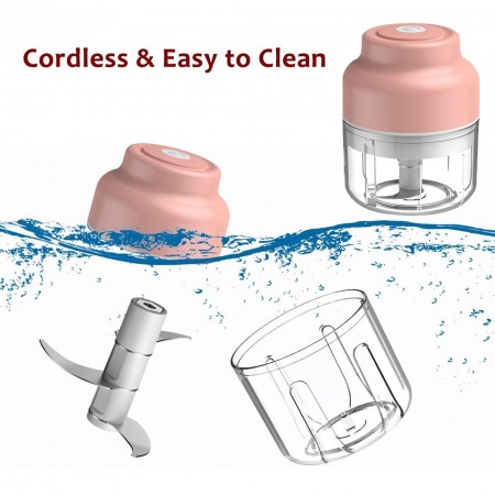 Tritatutto Frullatore Mixer carne verdure spezie elettrico 23W 250ml senza fili