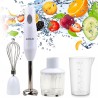 Aorlis Frullatore ad immersione 3 in 1 lame acciaio 250W sbattitore...