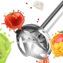 Frullatore ad immersione 3 in 1 lame acciaio 250W sbattitore tritatutto cucina