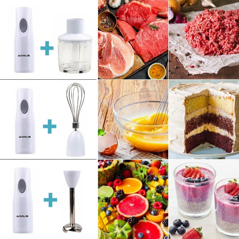 Elite Gourmet, Frullatore A Immersione EHB1023, 300 W, Minipimer A 2 (u5f - 2