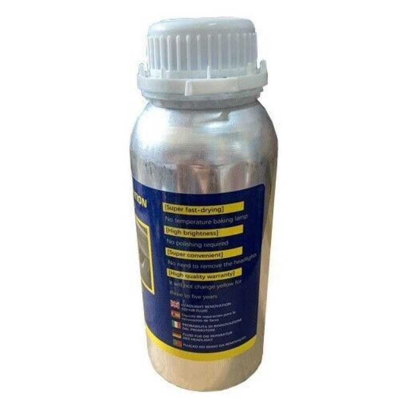 Hongu 10x Polimero Liquido Kit Lucidatura Fari Fanali Auto 600 ml f...