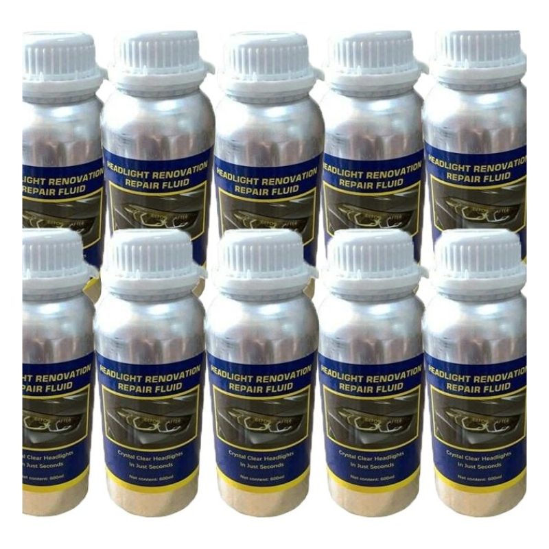 Hongu 10x Polimero Liquido Kit Lucidatura Fari Fanali Auto 600 ml f...