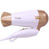 DW-1202 Asciugacapelli oro bianco portatile viaggio pieghevole 1700W phon