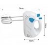 Aorlis Sbattitore elettrico frullatore frusta impastatore 4 fruste ...
