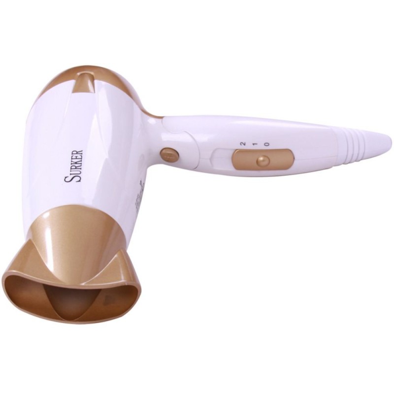 DW-1202 Asciugacapelli oro bianco portatile viaggio pieghevole 1700W phon