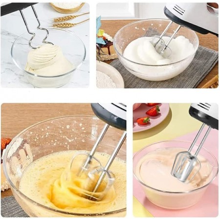 Sbattitore elettrico frullatore frusta impastatore 4 fruste 100 W  5 velocità