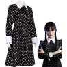 Costume carnevale mercoledi famiglia Addams serie tv Netflix bambin...