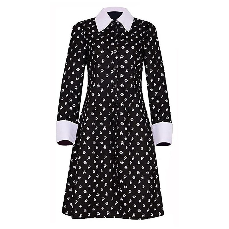 Costume carnevale mercoledi famiglia Addams serie tv Netflix bambin...