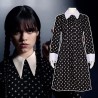 Costume carnevale mercoledi famiglia Addams serie tv Netflix bambin...