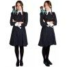 Costume carnevale mercoledi famiglia Addams serie tv Netflix bambin...