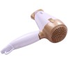 DW-1202 Asciugacapelli oro bianco portatile viaggio pieghevole 1700W phon