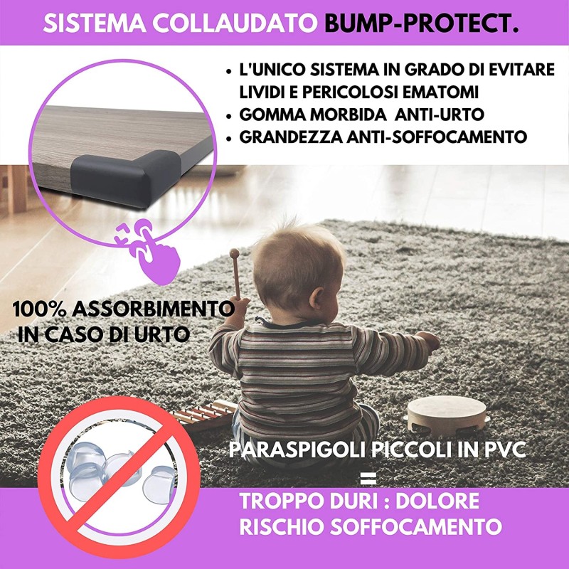 WeHome 8 Paraspigoli Sicurezza per Protezione Bambini paracolpi ang...