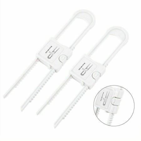 Chiusura sicurezza bambini 6pz  blocca armadi a gancio cassetti sportelli ante